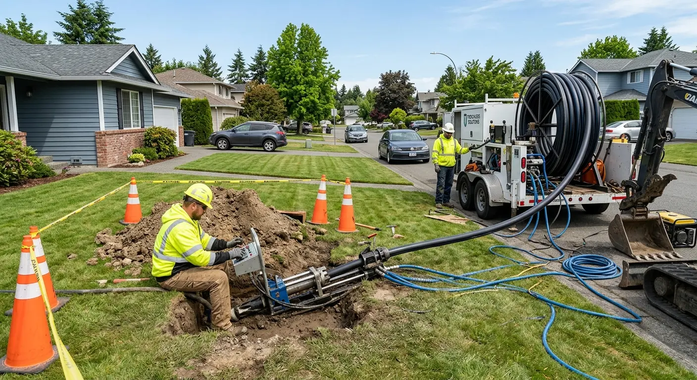 Sewer Line Installation in Two Rivers, WI